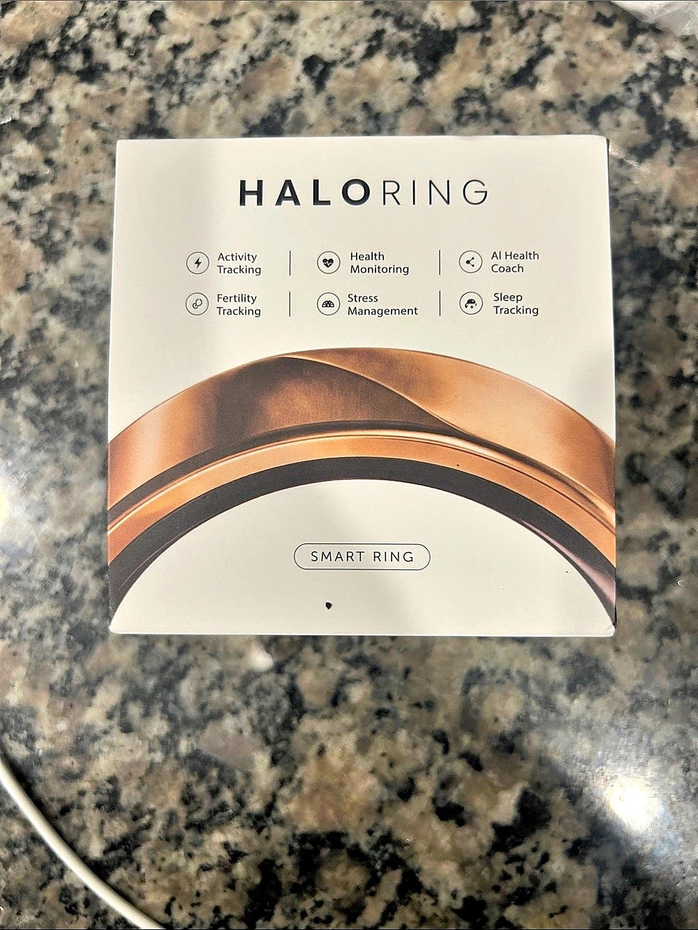 HALO Smart Ring 4 in Silver size 10